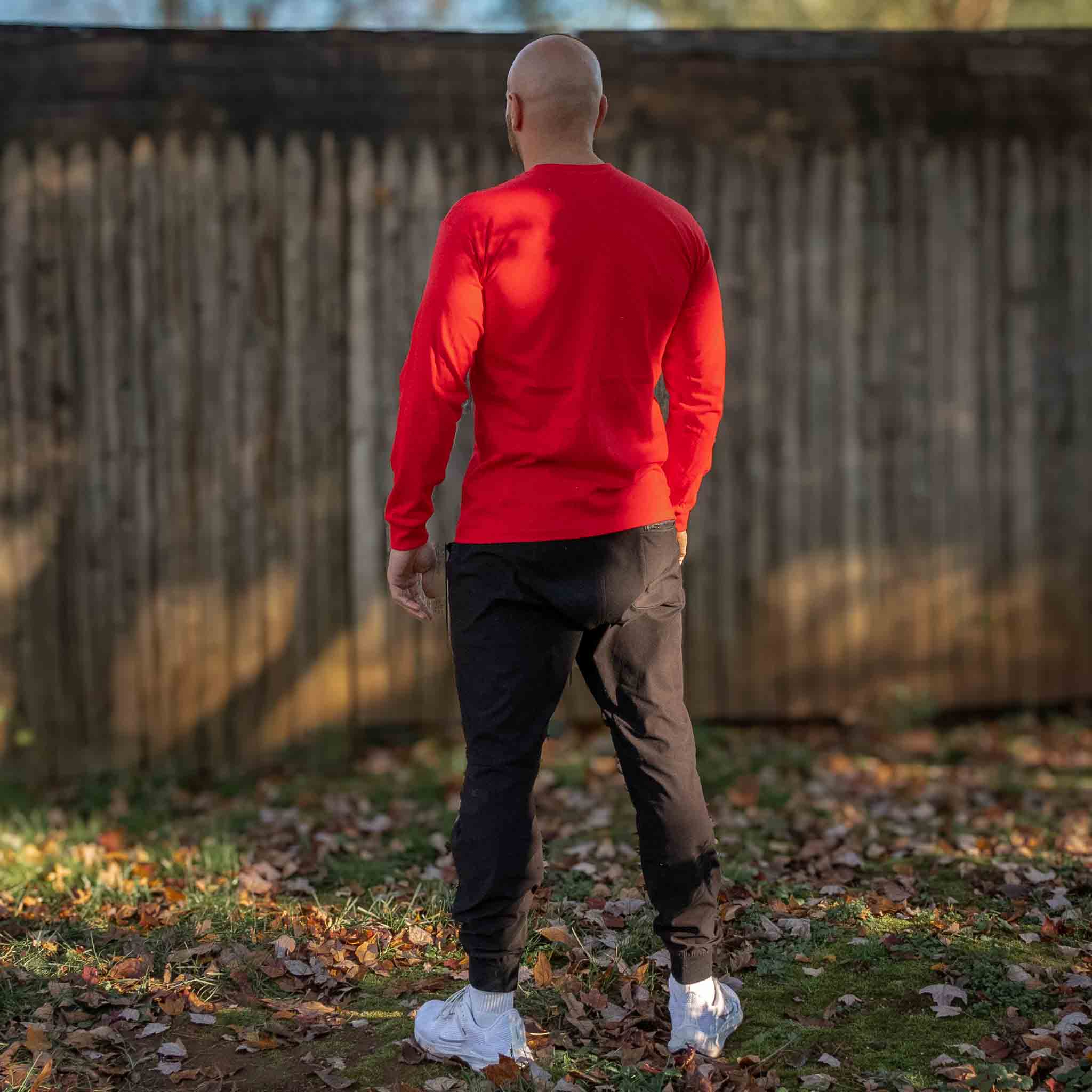 AMAO Midweight LS Cotton Crew - Compare at $75.00  (Made to Order - Allow 2-3 weeks for delivery)