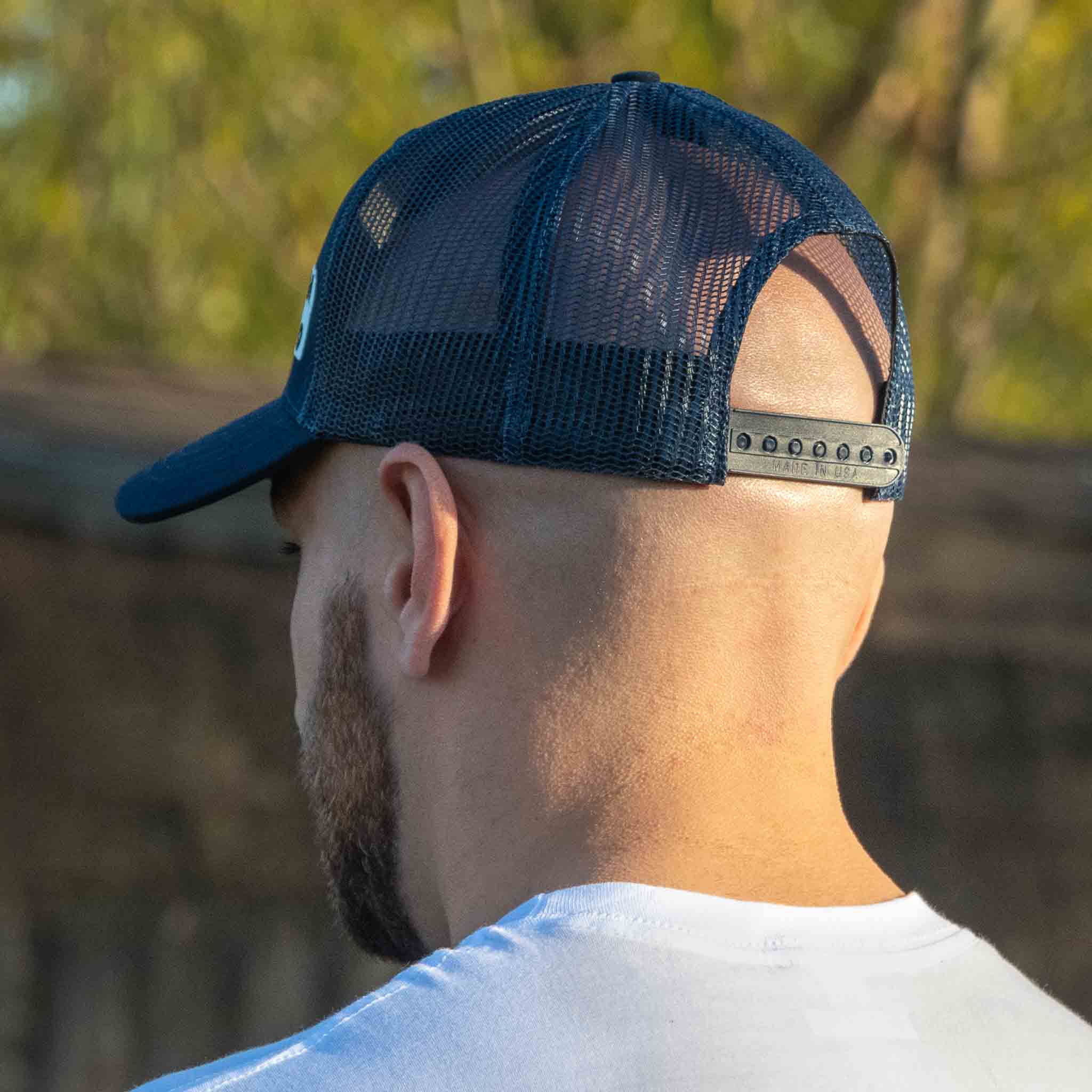 AMAO Trucker Hat - Navy w-Navy Mesh