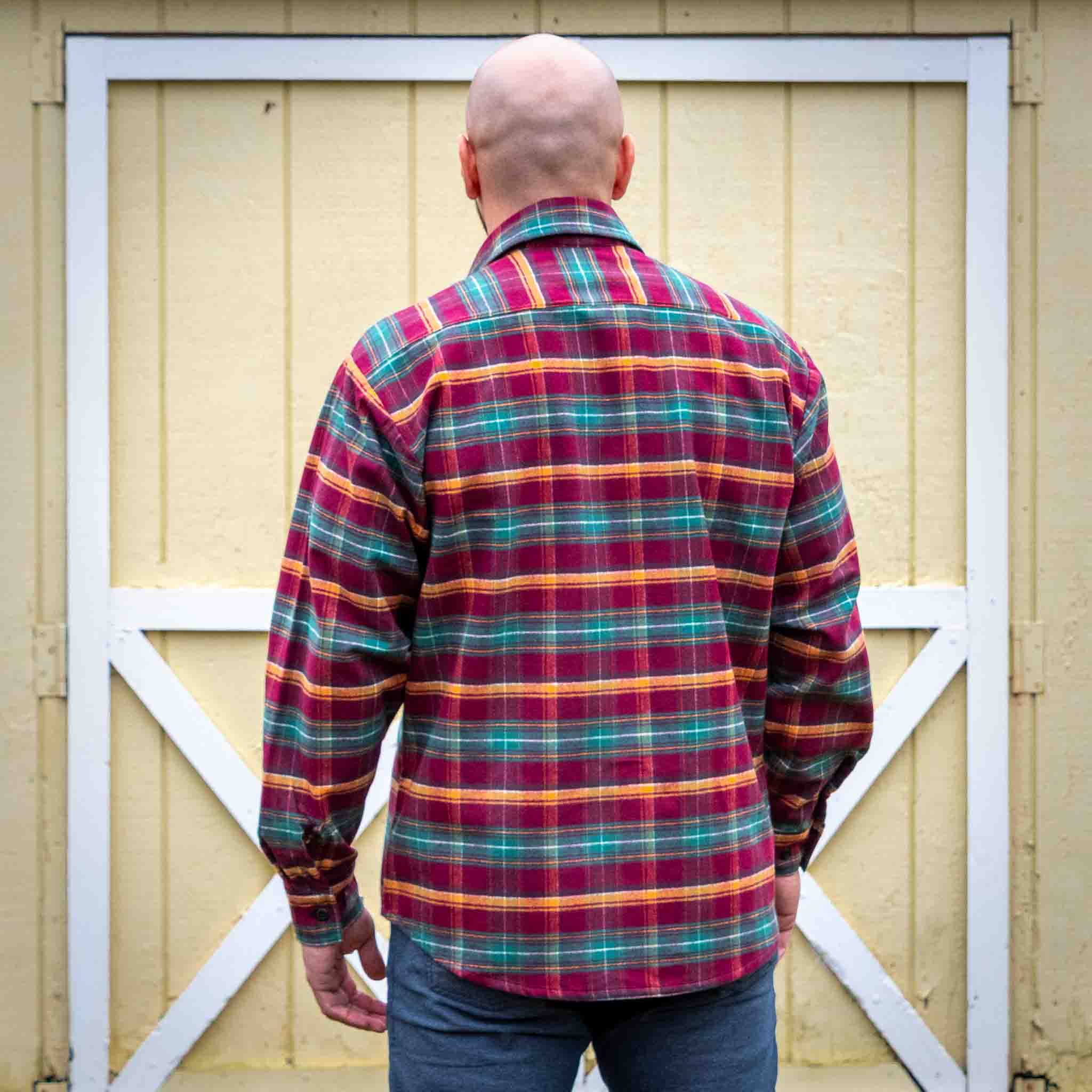 JWM Mens Flannel LS Button Down Whiskey River Compare at $198  ( Allow 1-2 weeks for delivery )