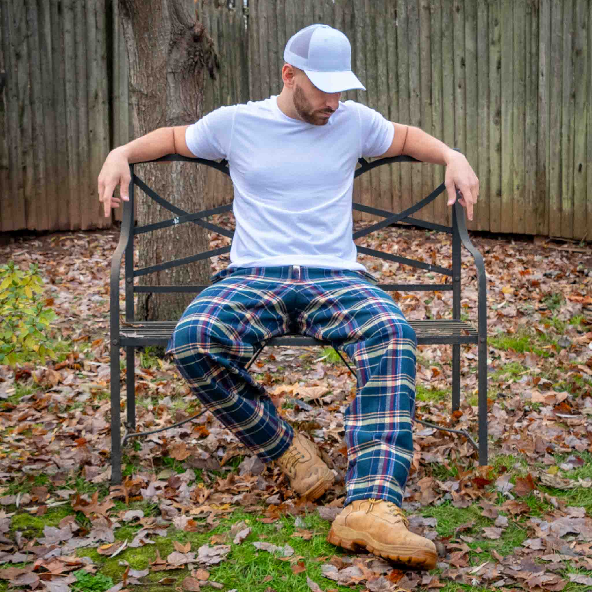 JWM Flannel Lounge Pants NavySpruceTan Compare at $185  ( Allow 1-2 weeks for delivery )